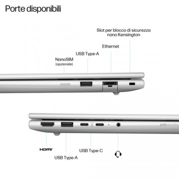 HP ProBook 4 G1q 14 inch Notebook Next Gen AI PC Copilot+ PC X1-26-100 Computer portatile 35,6 cm (14") WUXGA 16 GB LPDDR5x-SDRA