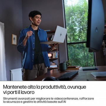 HP EliteBook 8 G1a 13 inch Notebook PC Wolf Pro Security Edition AMD Ryzen AI 5 230 Computer portatile 33,8 cm (13.3") WUXGA 32