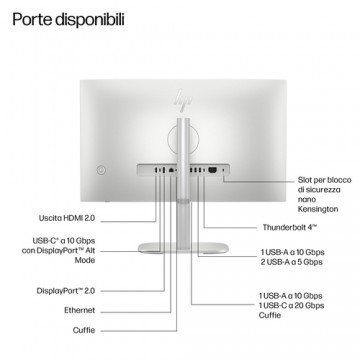 HP EliteStudio 8 G1i AI Wolf Pro Security Edition Intel Core Ultra 7 265 68,6 cm (27") 2560 x 1440 Pixel PC All-in-one 32 GB DDR