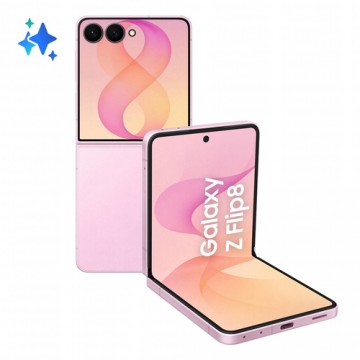 Samsung Galaxy Z Flip8, 512GB, Pink, Selfie Camera 50MP, Now Brief, Assistente Foto, FlexWindow Personalizzata, Batteria 4300 mA
