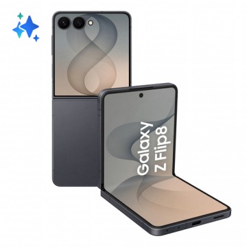 Samsung Galaxy Z Flip8, 512GB, Graphite, Selfie Camera 50MP, Now Brief, Assistente Foto, FlexWindow Personalizzata, Batteria 430