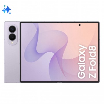 Samsung Galaxy Z Fold8, 512GB, Lavender, Nuovo formato, Rapporto Display Esterno 10:16 | Interno 4:3, Processore Potente, 4800 m