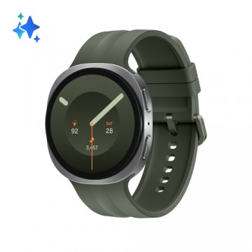 Samsung Galaxy Watch9, 44mm, Silver, Bluetooth, Design sottile anti-urto, guida al sonno, coaching salute, benessere cardiaco, b