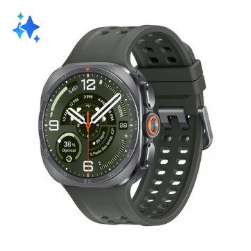 Samsung Galaxy Watch Ultra2, 47 mm, Titanium Silver, LTE, design resistente, 800mAh, IP69K, luminosità 5000nit, trail run, divi