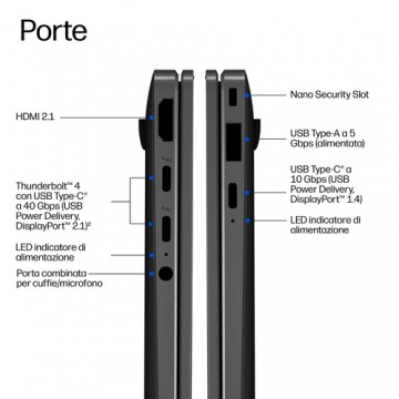HP E4LG9AT laptop Copilot+ PC Intel Core Ultra 5 325 Computer portatile 35,6 cm (14") 3K 16 GB LPDDR5x-SDRAM 512 GB SSD Wi-Fi 7