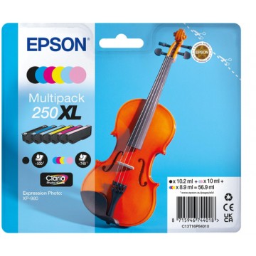 Epson Multipack 6 colori 250XL Inchiostri Claria Photo HD Violino