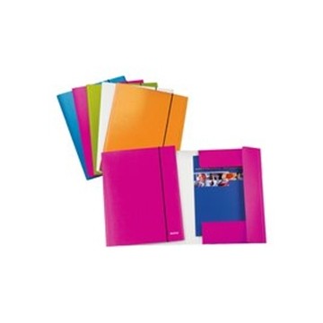 Leitz WOW folder 3 flap Rosa
